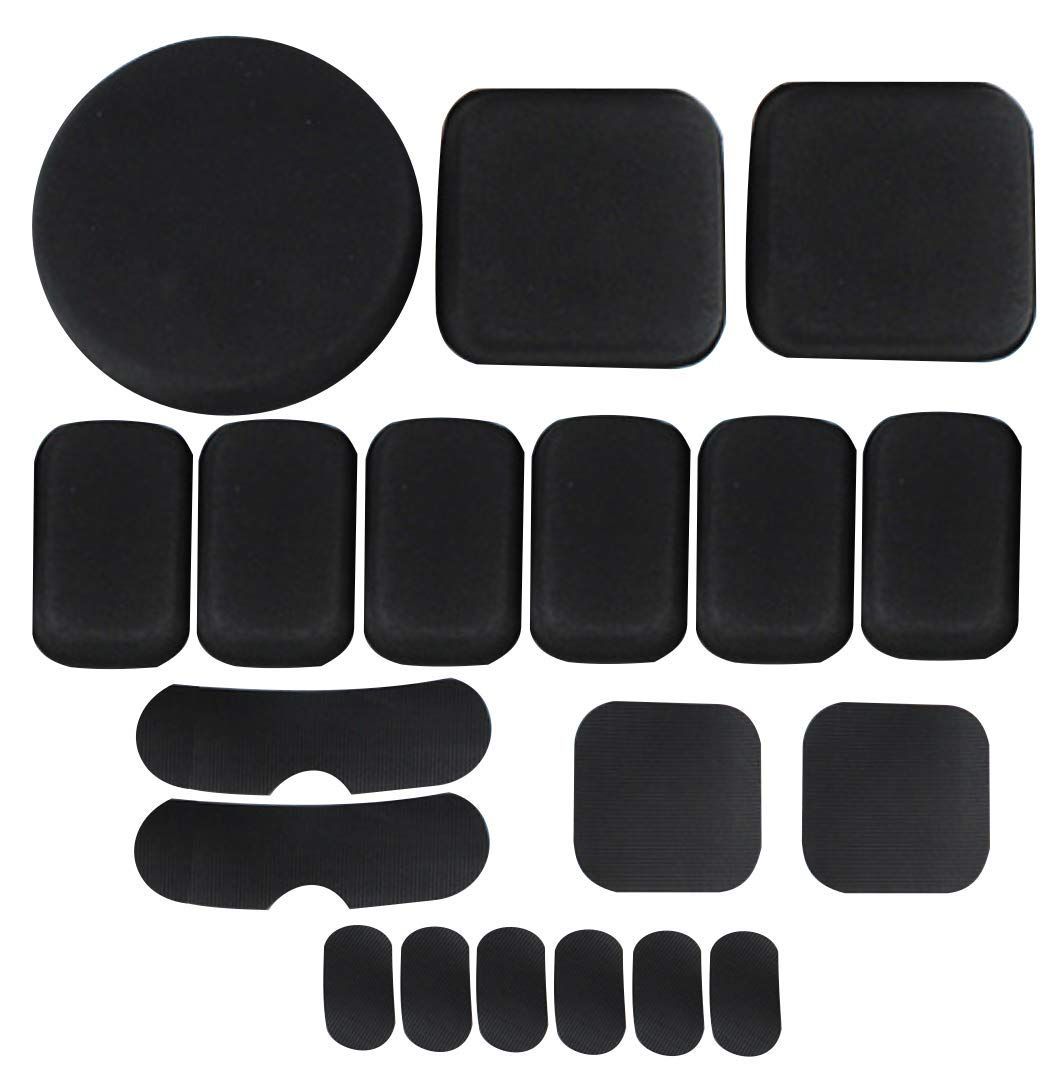 新着商品 XSAJU ヘルメット インナーパッド バイク サバゲー 軽量 保護パッド ヘルメットインナー ブラック