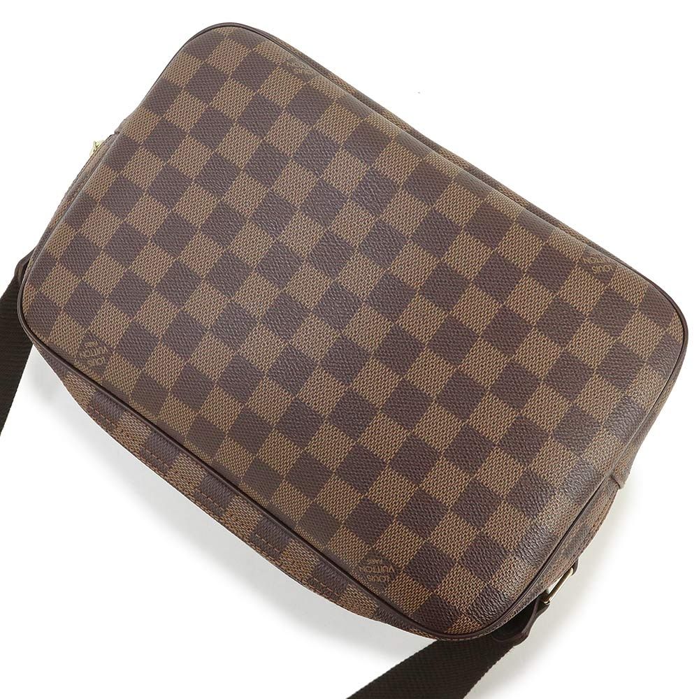 希少　ルイヴィトン　ダミエ　リポーターPM　ショルダーバッグ　ブラウン　4608 希少ルイヴィトンダミエリポーターPMショルダーバッグブラウン4608