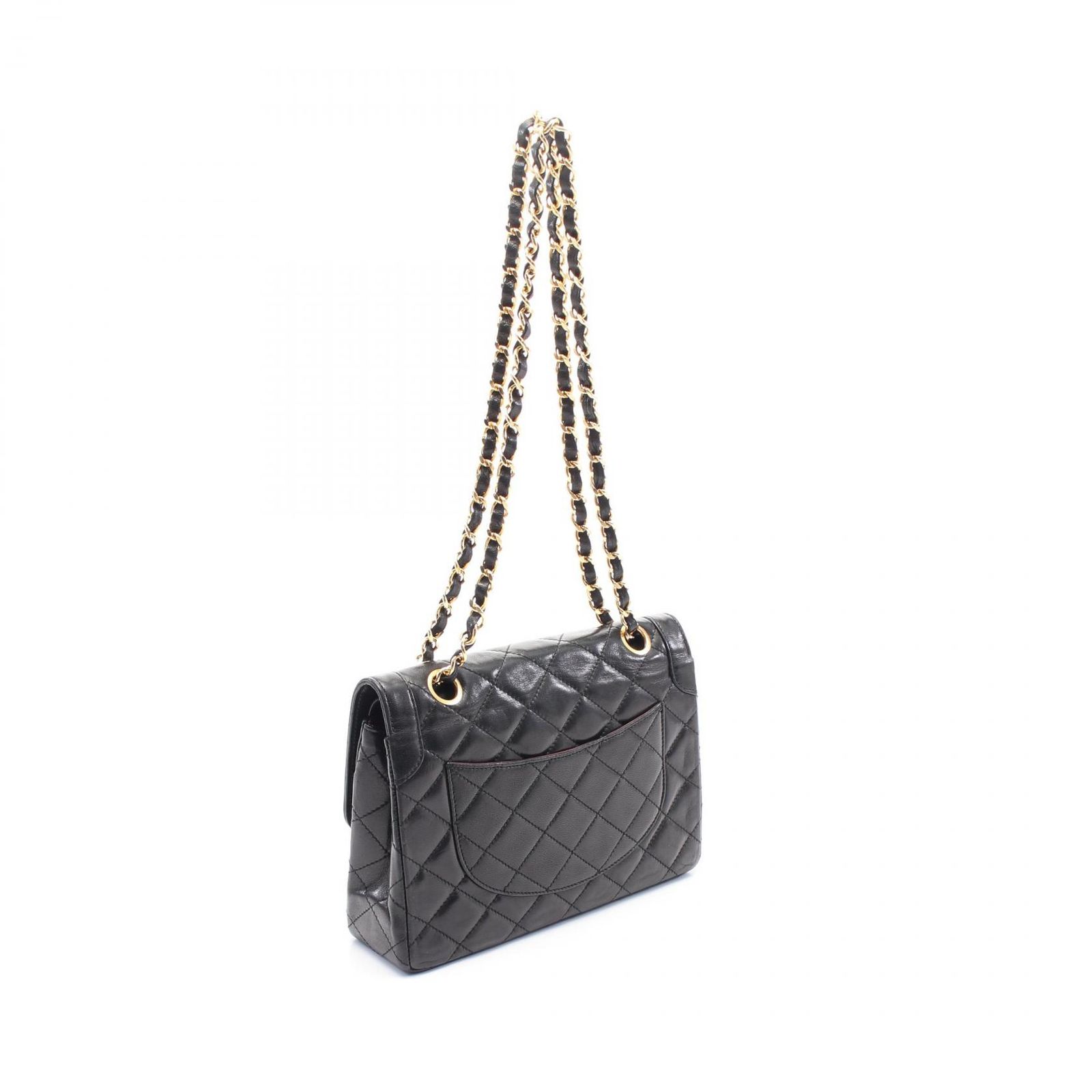 シャネル CHANEL ショルダーバッグ ブラック ラムスキン（羊革） パリ 