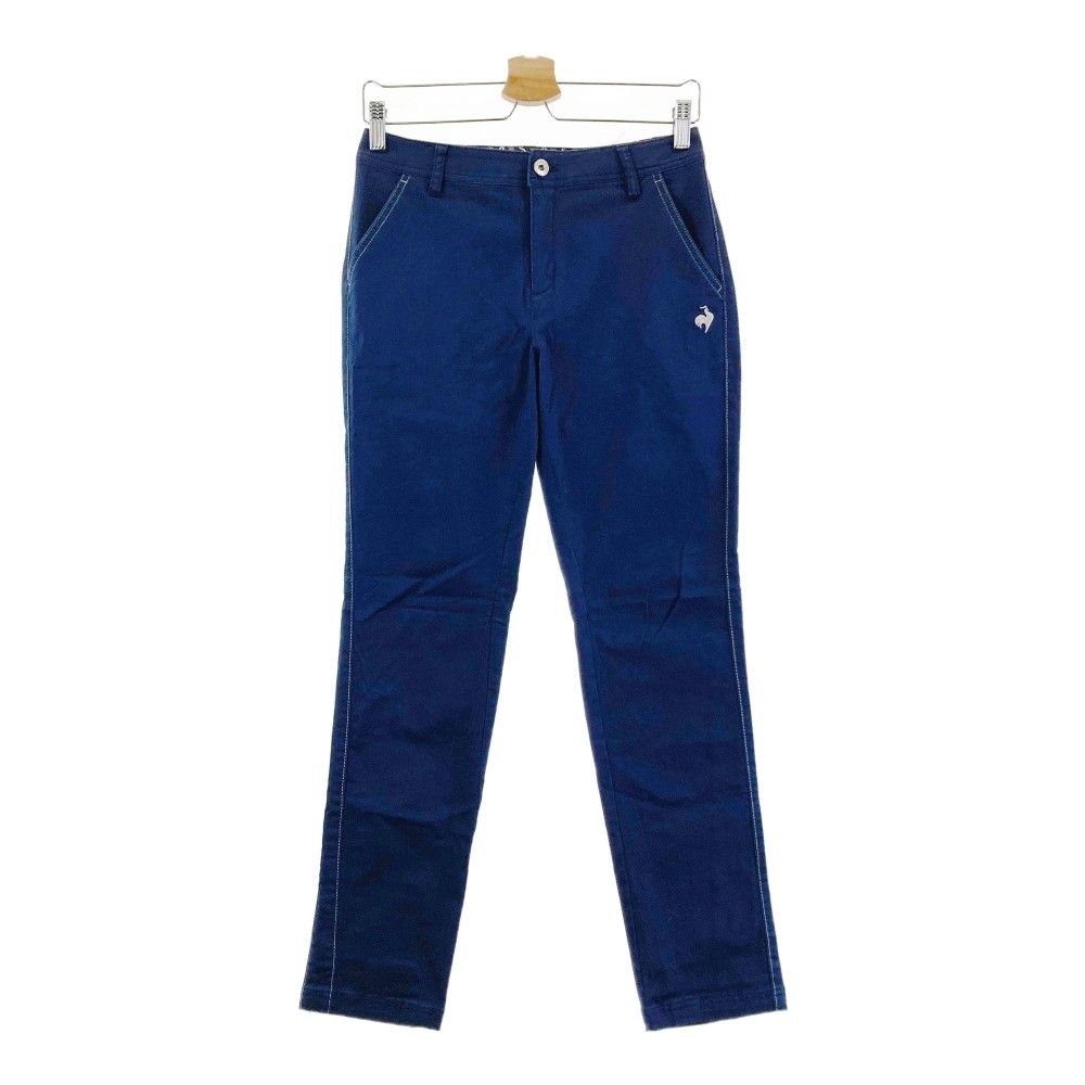 サイズ：9 LECOQ GOLF ルコックゴルフ ストレッチ パンツ ネイビー系 