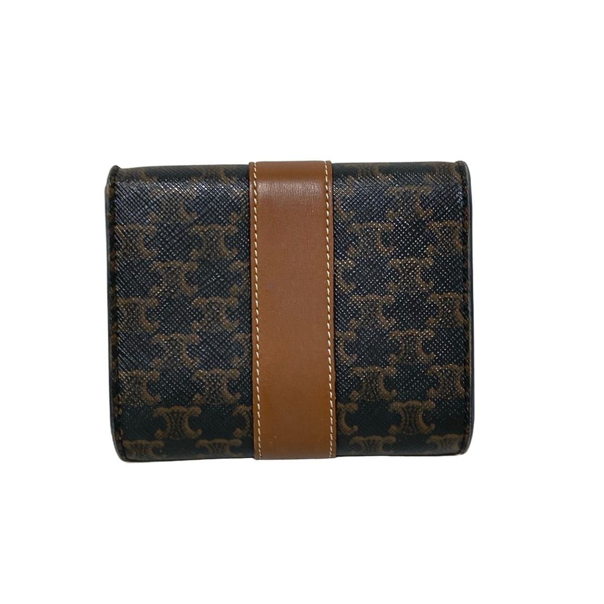 CELINE(セリーヌ) 3つ折り財布 トリオンフキャンバス ダーク