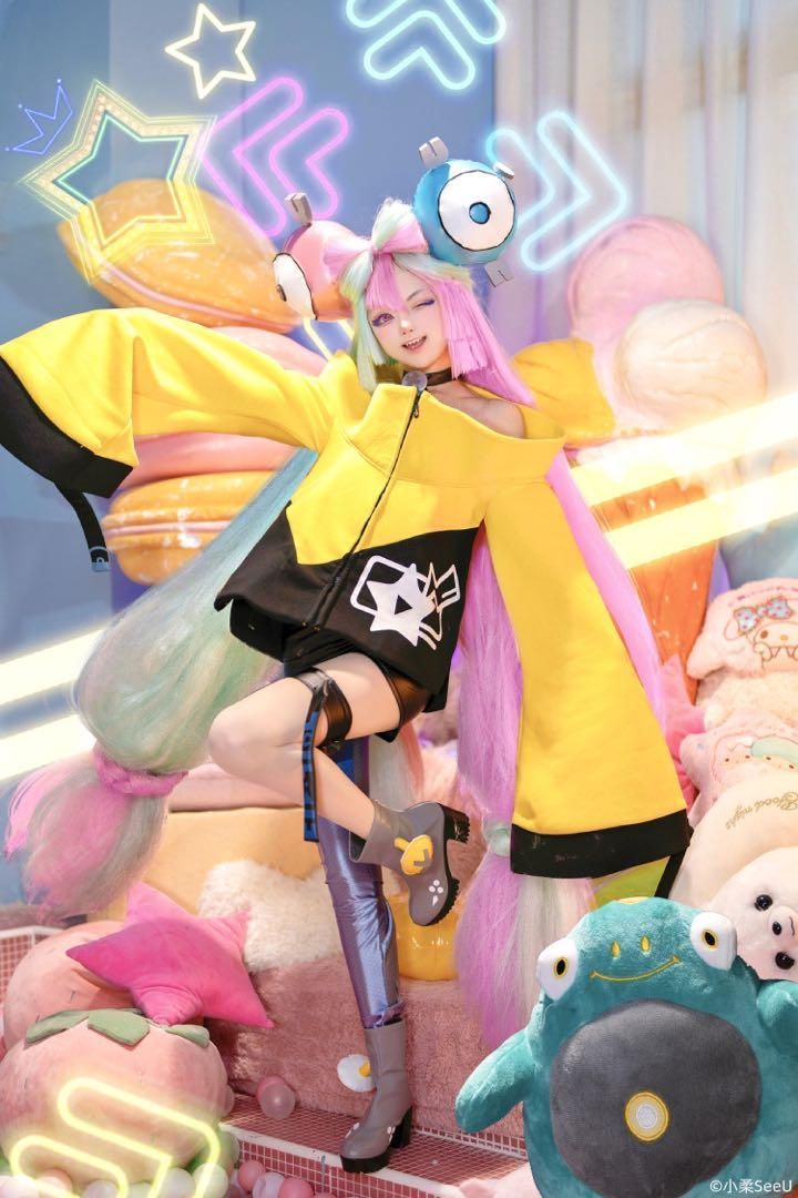 ナンジャモ ポケモン コスプレ 衣装 S ポケモン ナンジャモ コスプレ ウィッグ付 - メルカリ