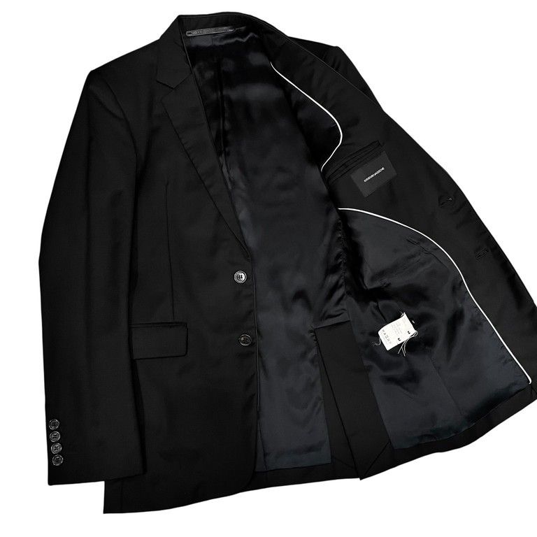 KRIS VAN ASSCHE 06AW ウールギャバジンレイヤードライクスーツ