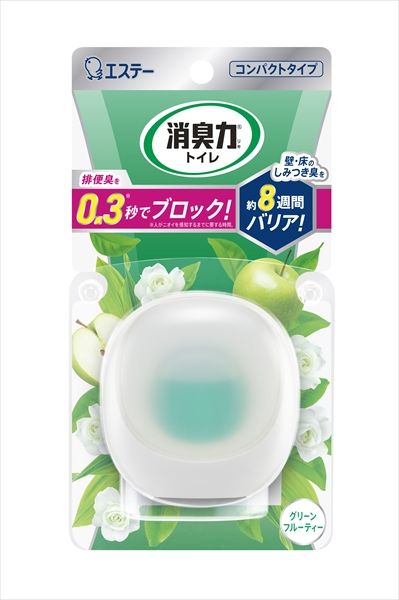 まとめ買い-21点セット 消臭力 コンパクト トイレ用 本体 グリーンフルーティー エステー 芳香剤 トイレ用