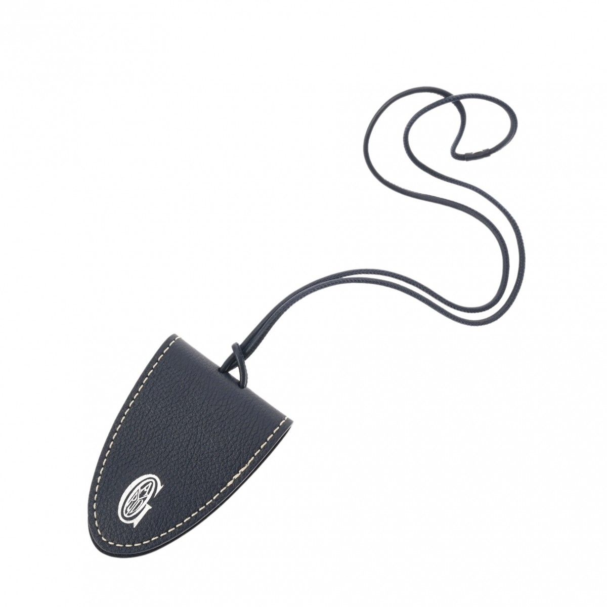 ゴヤール ユニバーサル バッグクリップ ネイビー ユニセックス レザー ブランド小物