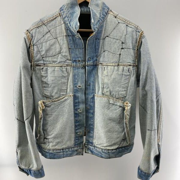 中古】LEVI'S 80-90s 70506-0214 レザーパッチリメイク トラッカー
