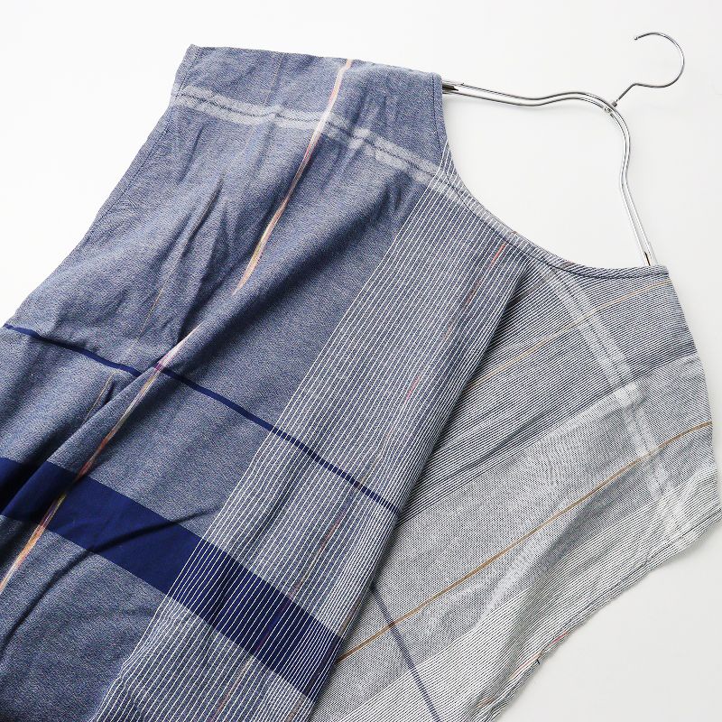 美品 玉木新雌 タマキニイメ tamaki niime fuwa-T SHORT＼ネイビー
