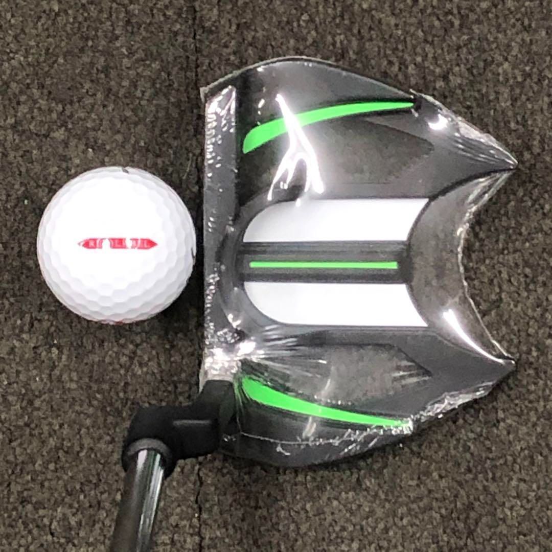 新品が超激安！極太グリップと大型ヘッドの安定感抜群のカッコいいダイナミクスパター 新品】激安！極太グリップと大型ヘッドの安定感抜群のカッコいい
