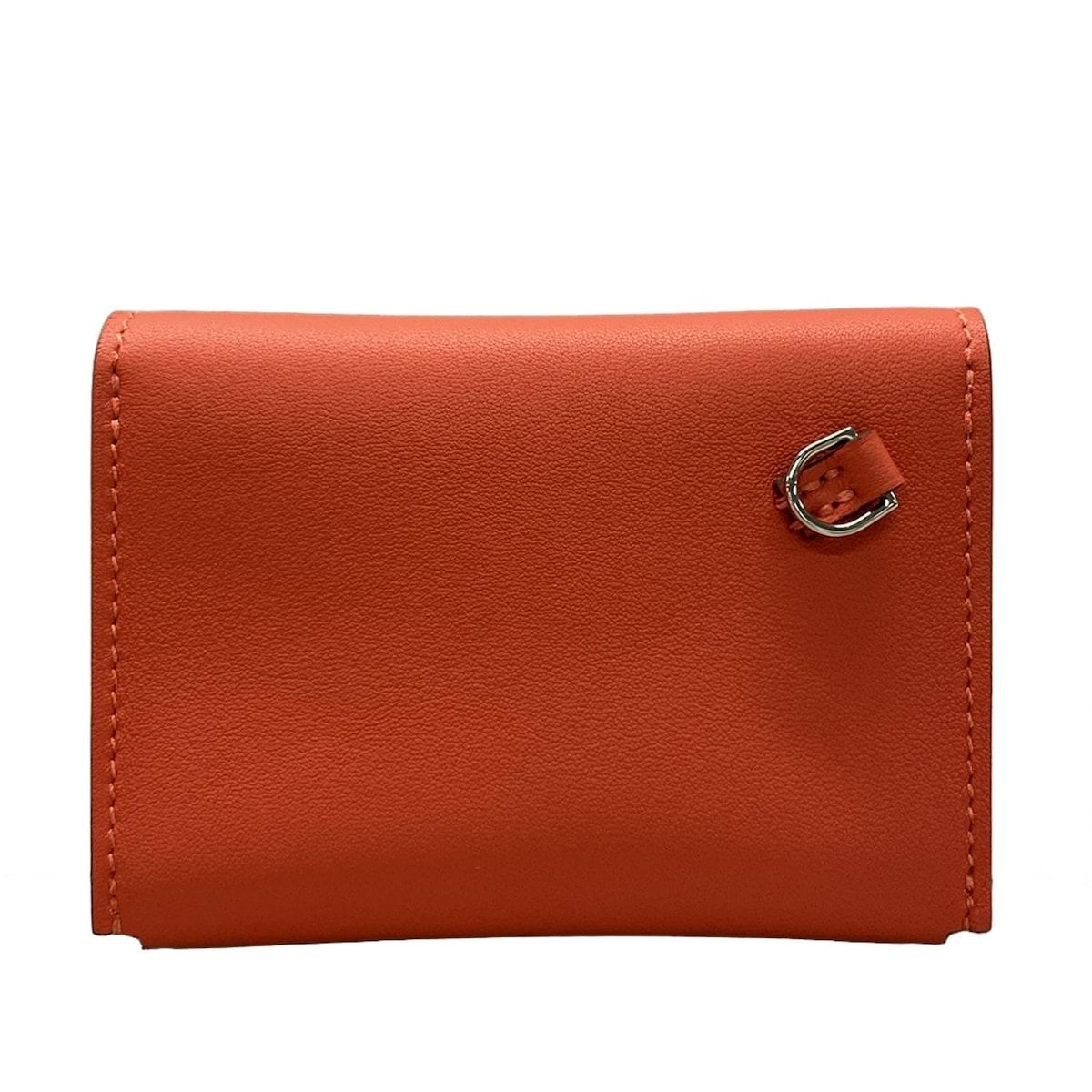 HERMES(エルメス) カードケース美品 エルメスナップ オレンジ