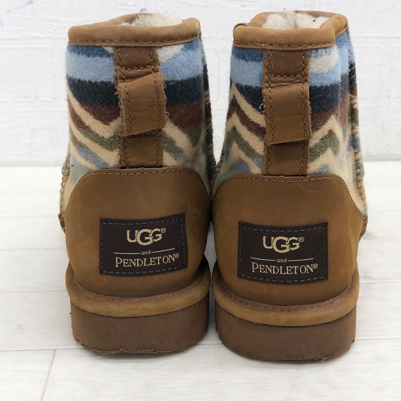 希少】UGG×PENDLETON/アグ×ペンドルトン ビブラムソール ブ
