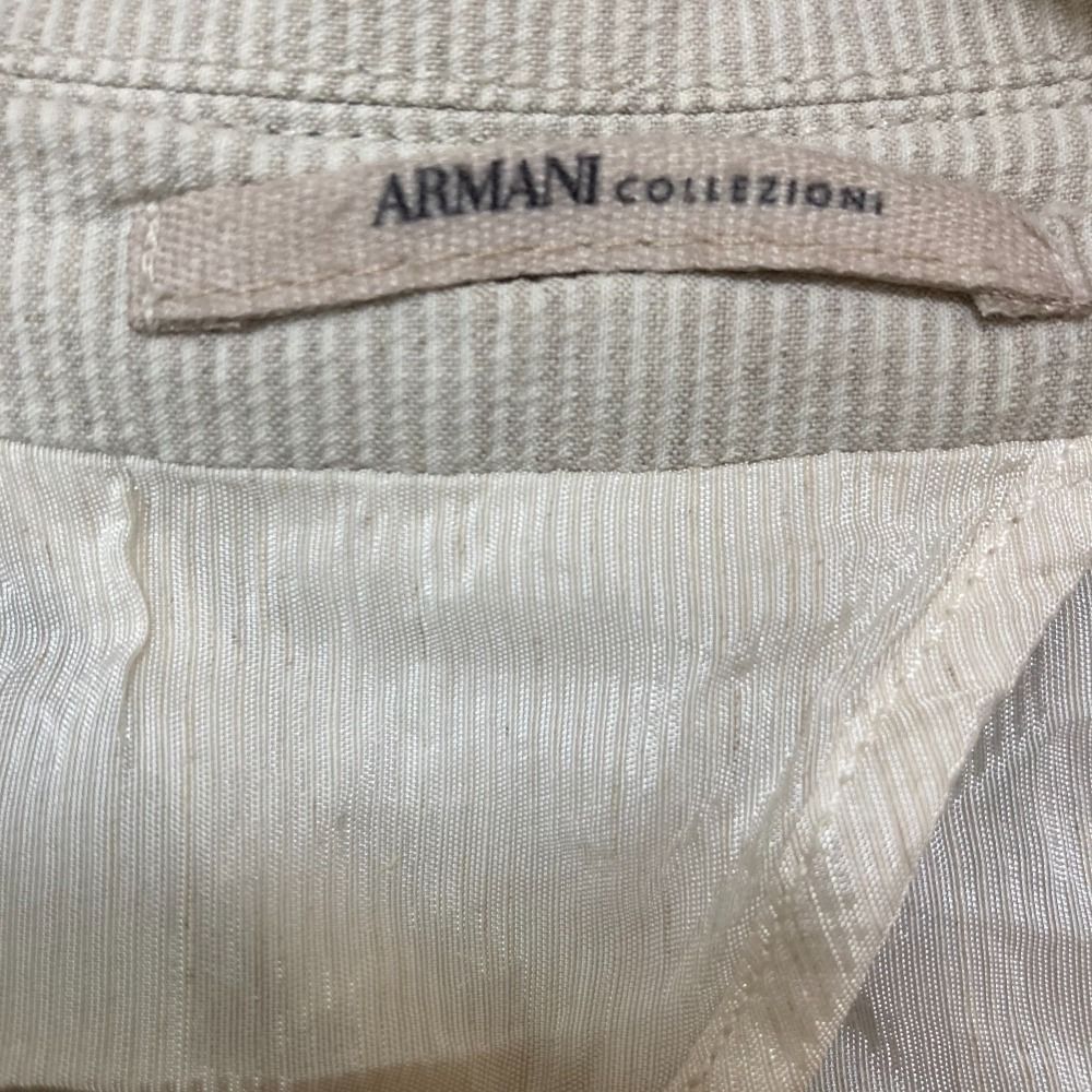 美品 ARMANI COLLEZIONI アルマーニコレツィオーニ ストライプ柄