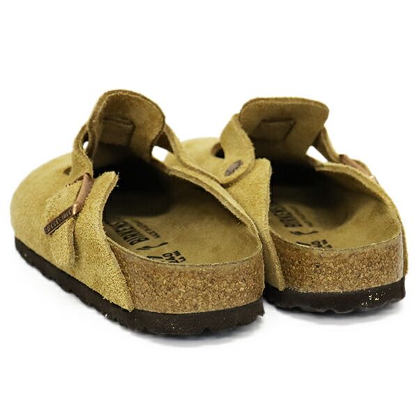 BIRKENSTOCK ビルケンシュトック 1026164 BOSTON ボストン スエードレザーサンダル LATTE CREAM ナロー BI463 ナロー 39-約25.0cm NICORILABO_COM