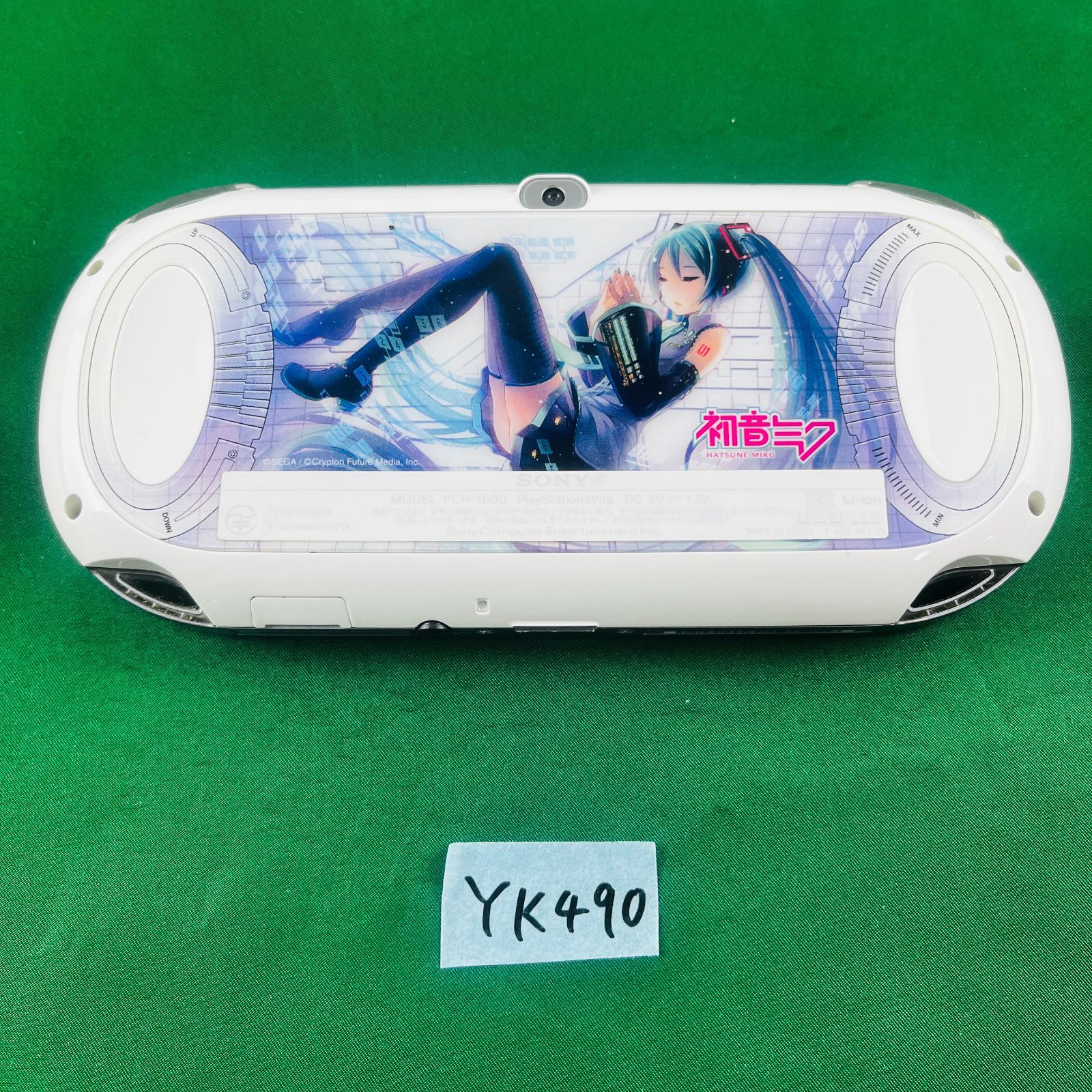 YK390 PlayStation Vita PSVita 初音ミク Limited Edition リミテッドエディション Wi‐Fiモデル PCHJ-10002 プレステ playstation プレイステーション コラボ商品 カラー