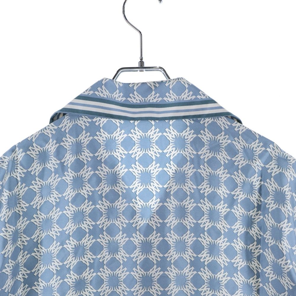 AMIRI【未使用品】MA Quadボーリングシャツ サイズL AMIRI Ma Quad ボーリングシャツ | ブルー | FARFETCH JP