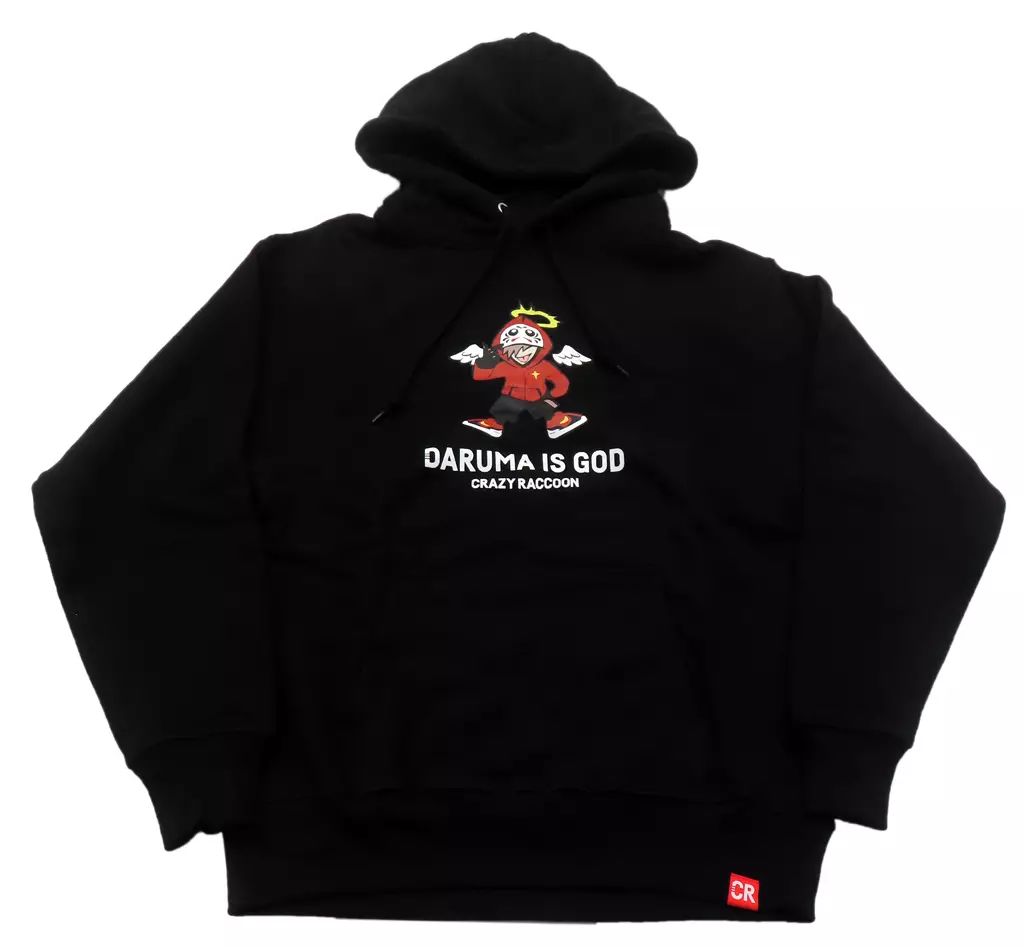 Lサイズ】CR crazy raccoon だるまいずごっど フーディ