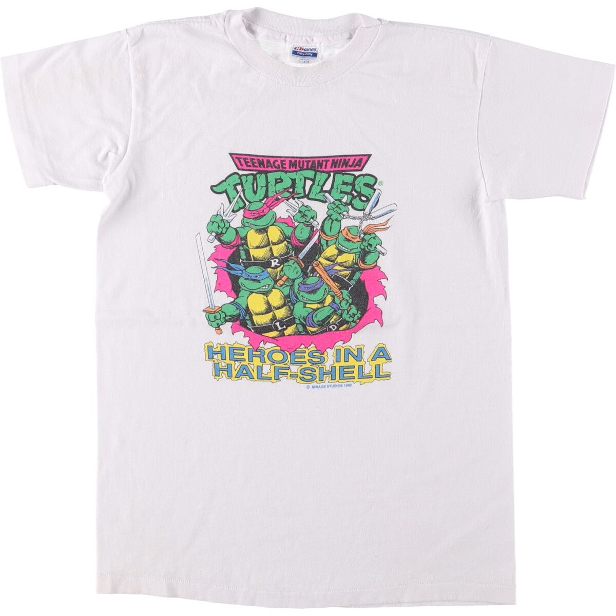 古着 90年代 ヘインズ Hanes Teenage Mutant Ninja Turtles 