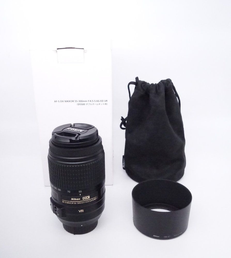 上品 ニコン Nikon 望遠ズームレンズ AF-S DX NIKKOR 55-300mm f|4.5-5.6G ED VR ニコンDXフォーマット D05028A