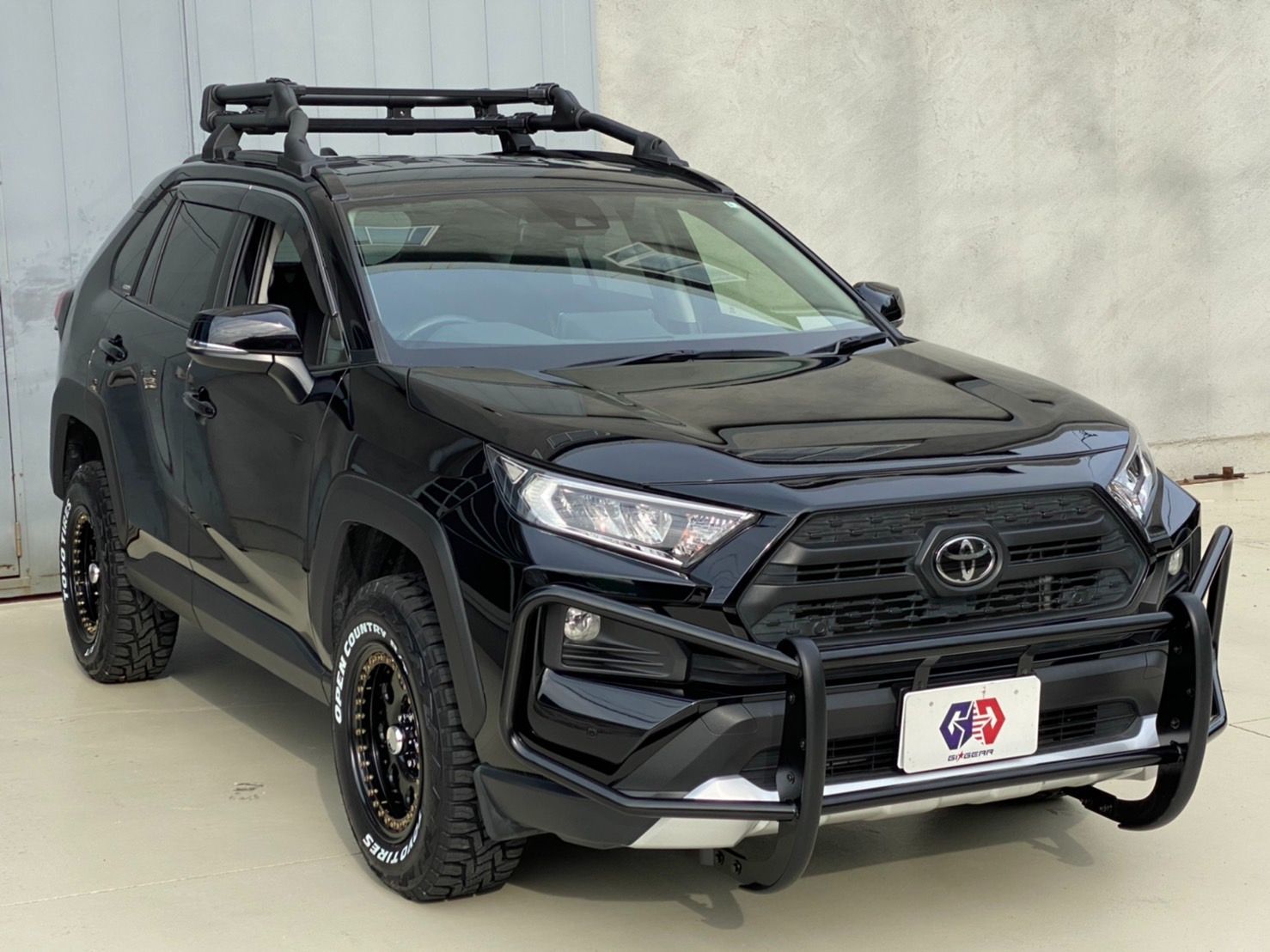 TOYOTA トヨタ RAV4 ルーフラック ルーフキャリア ブラック アルミ製 - メルカリ