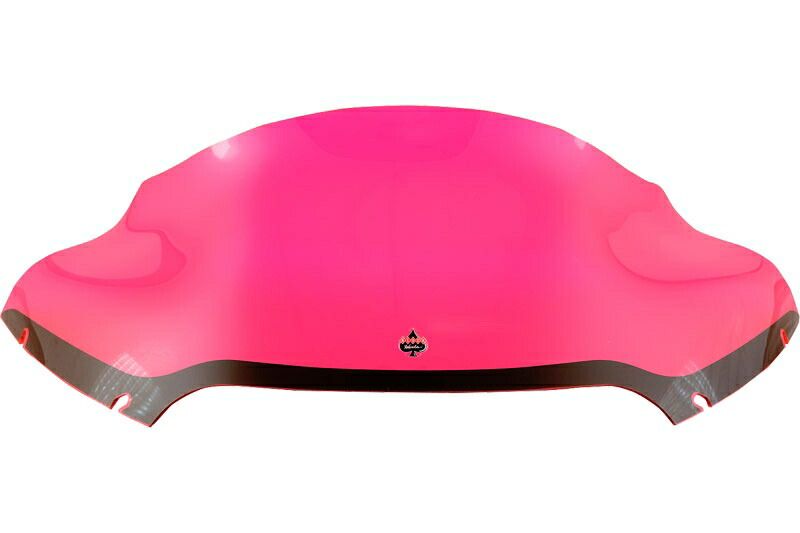 KOLOR SPORT FLARE ウインドシールド 9インチ ピンク アイス 2015〜24年FLTR 2025〜25年FLTRT