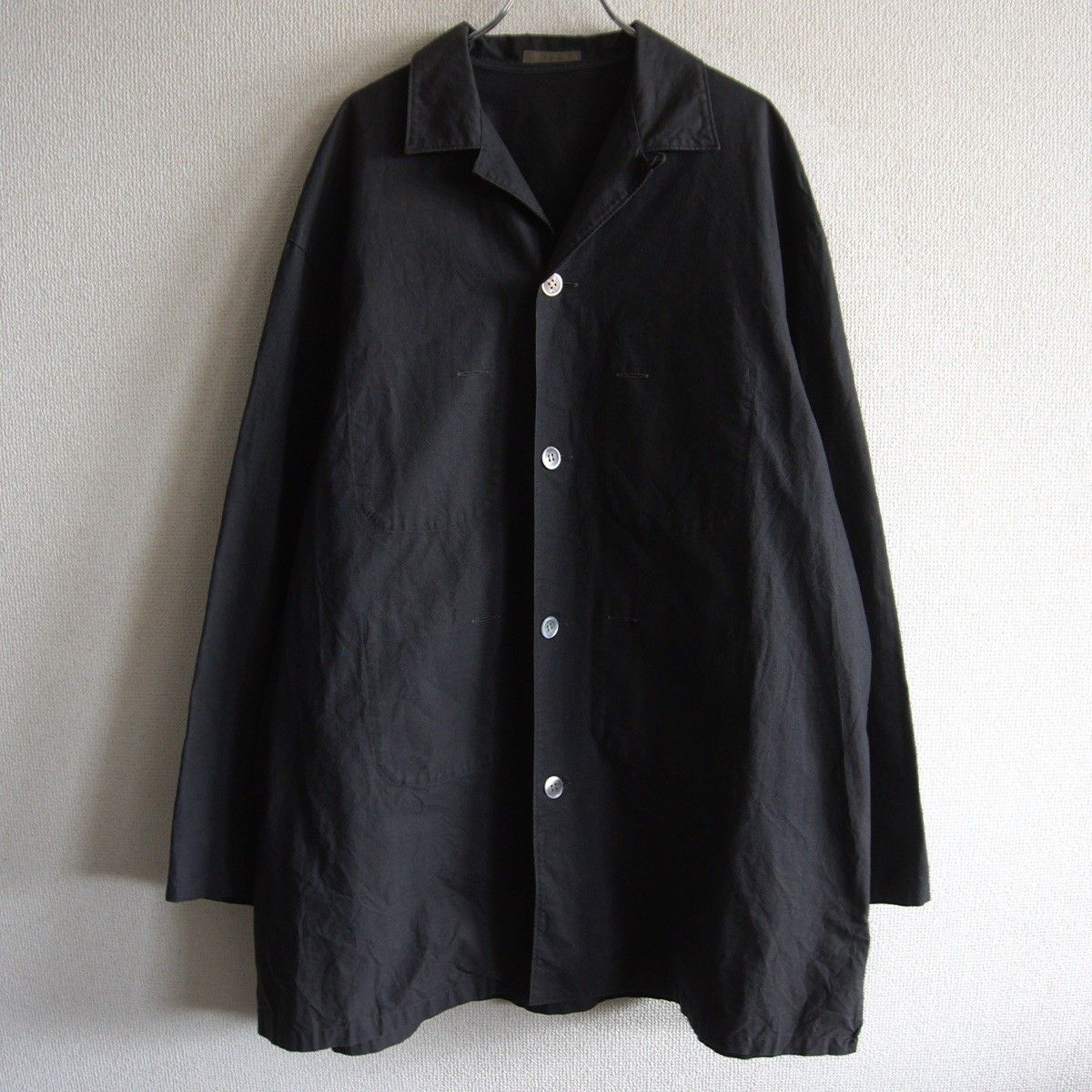 雰囲気抜群】Y's for men【オープンカラー カバーオール シャツ