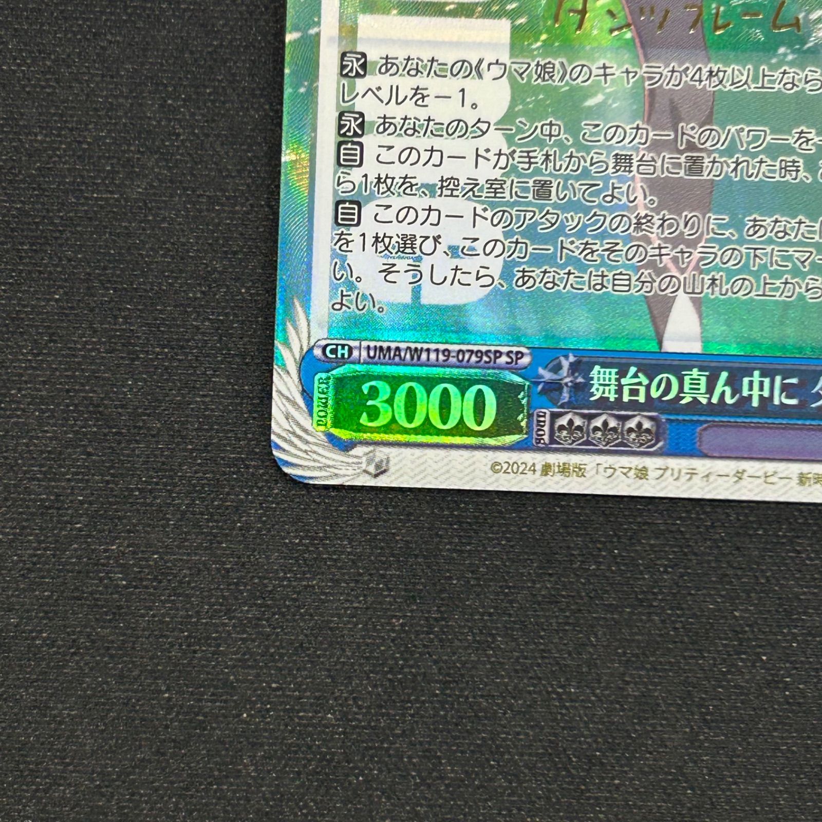 ヴァイスシュヴァルツ 舞台の真ん中にダンツフレーム W119ー079