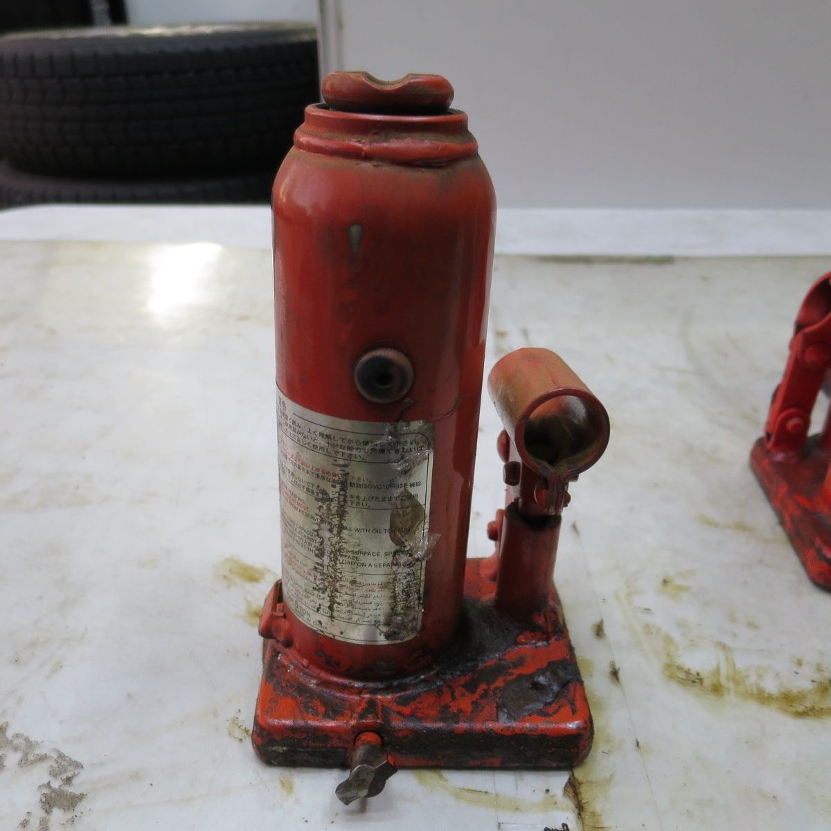 マサダ　ダルマジャッキ　MHー7　7トン　未使用品 型番：MH-7 マサダ 油圧ジャッキ 小型・軽量タイプ&frasl;大型・重量タイプ