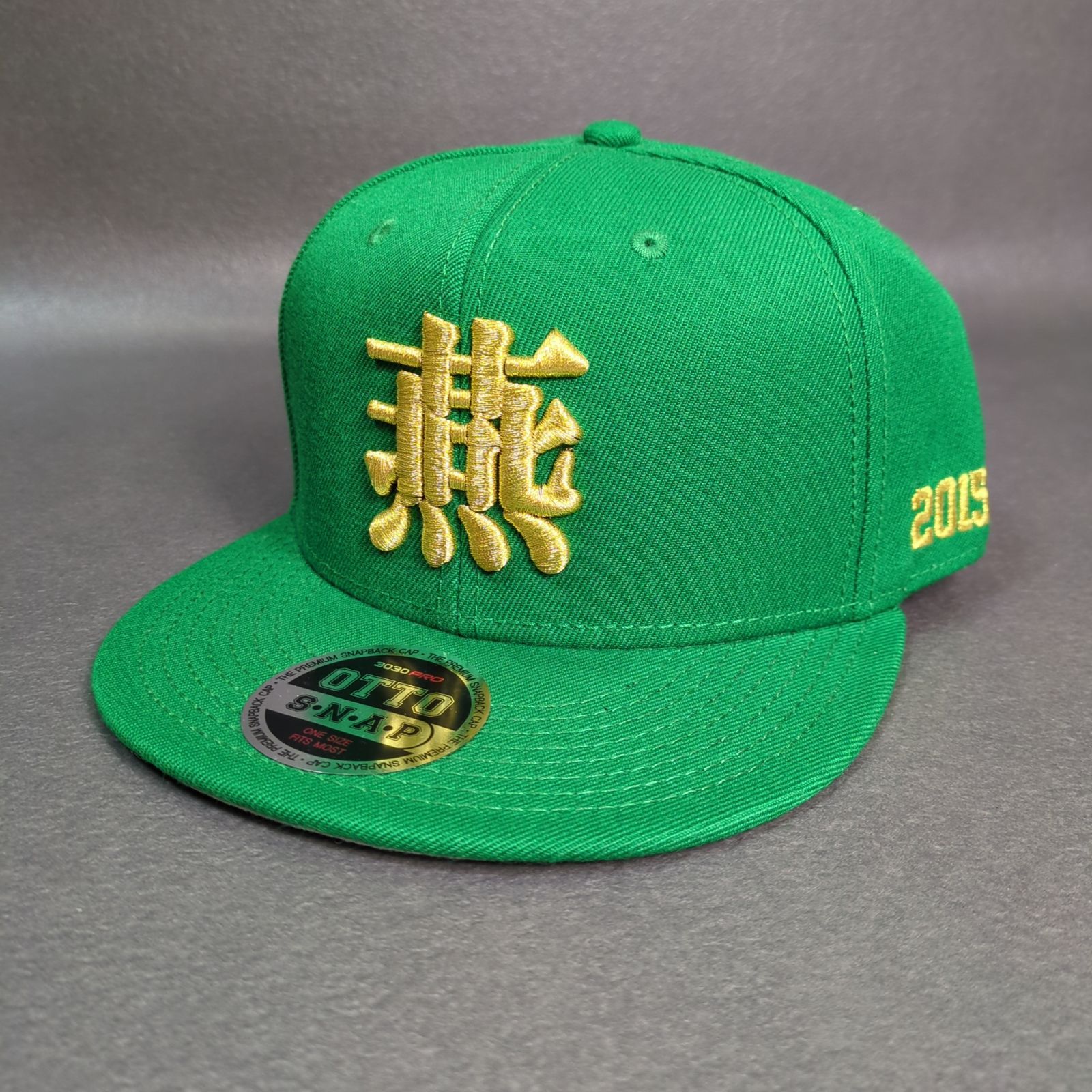 東京ヤクルトスワローズ 2015優勝 受注生産品 記念 キャップ フリーサイズ 帽子 燕 グリーン OTTO