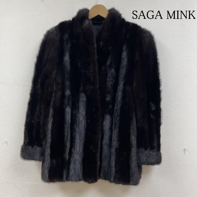 SAGA MINK サガミンク コート 毛皮、ファー 銀サガ 逆毛 ミンク