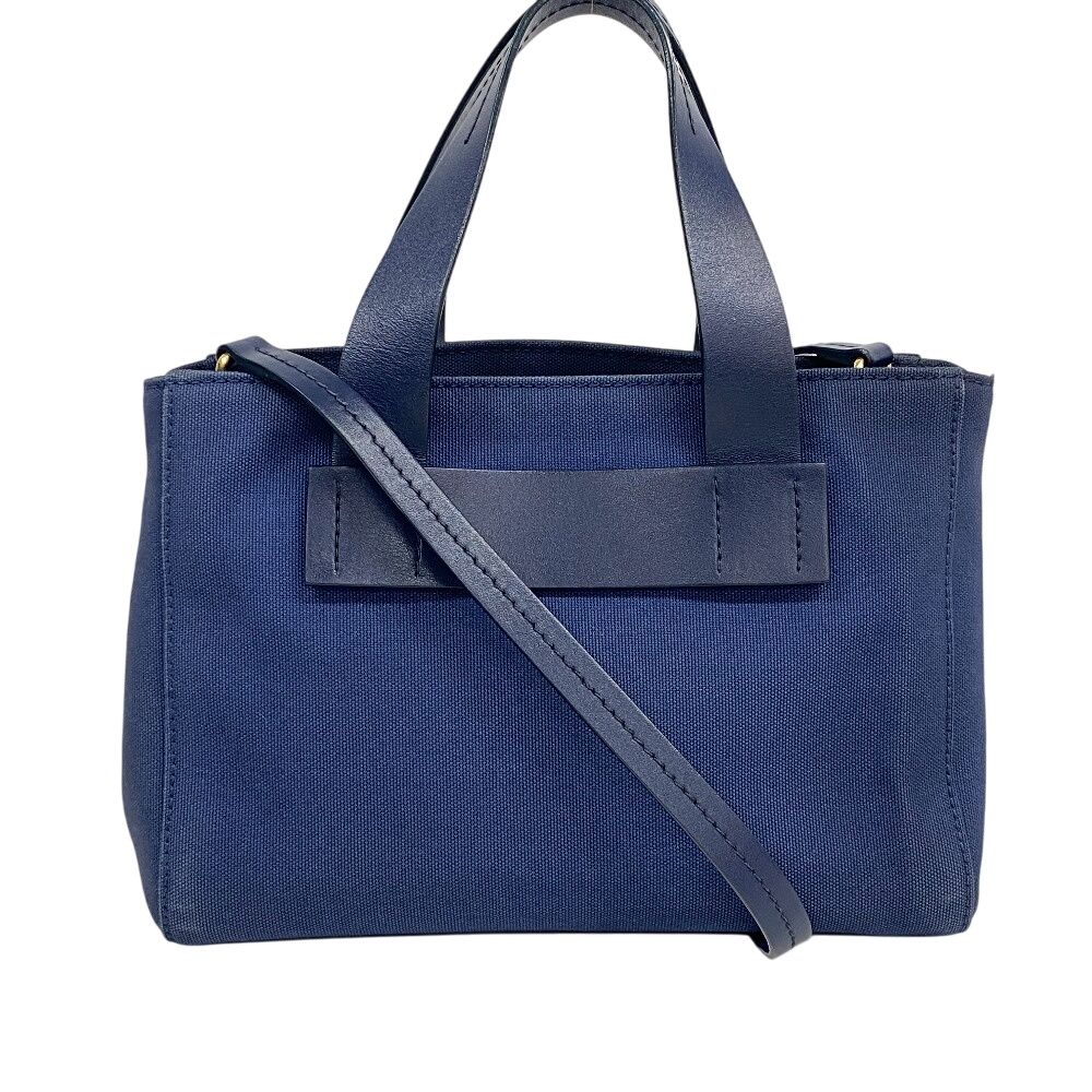 MIUMIU/ミュウミュウ カナパ 2wayハンドバッグ キャンバス ショルダーバッグ ネイビー レディース ブランド - メルカリ