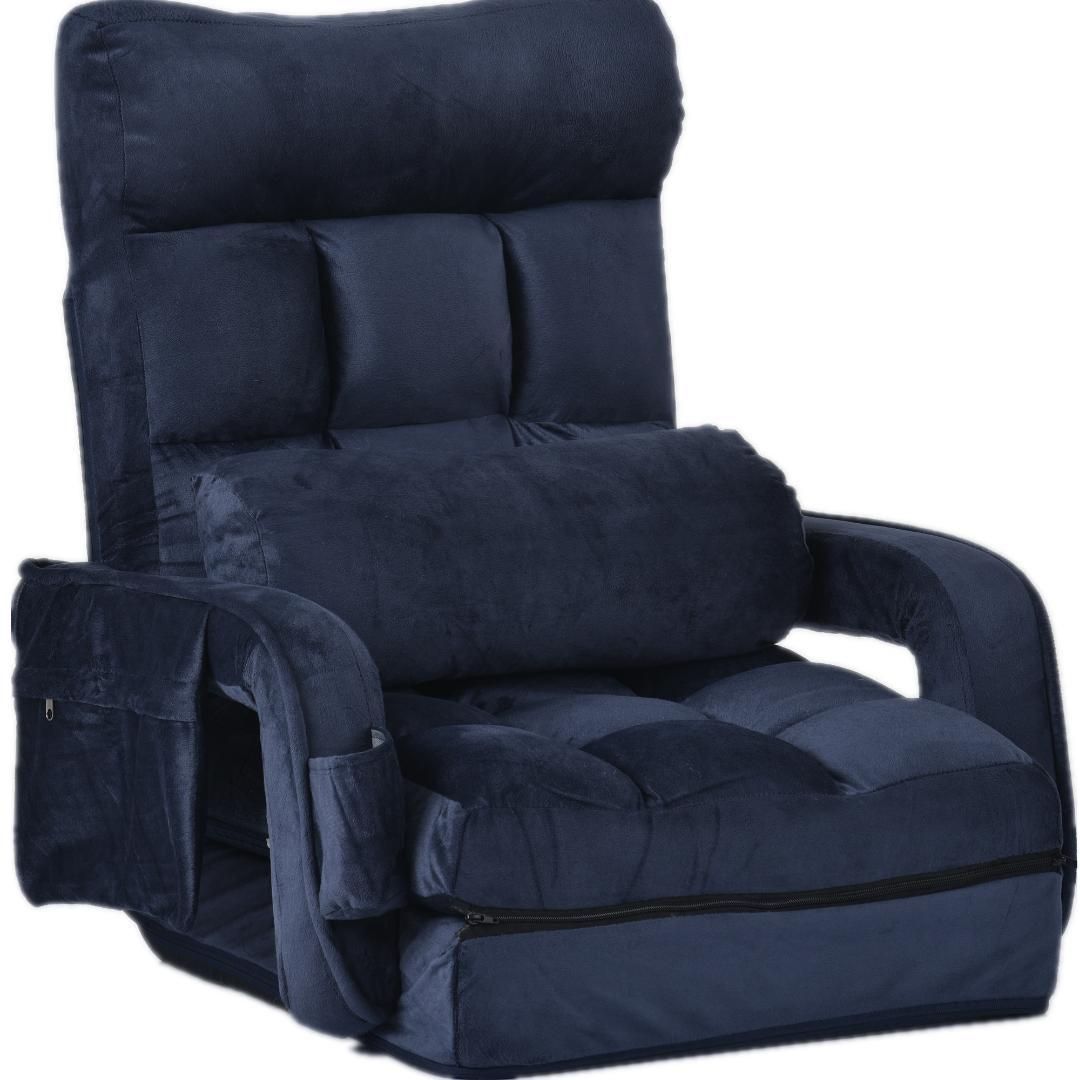 座椅子リクライニング14段ギアリクライニングチェアー ファブリック