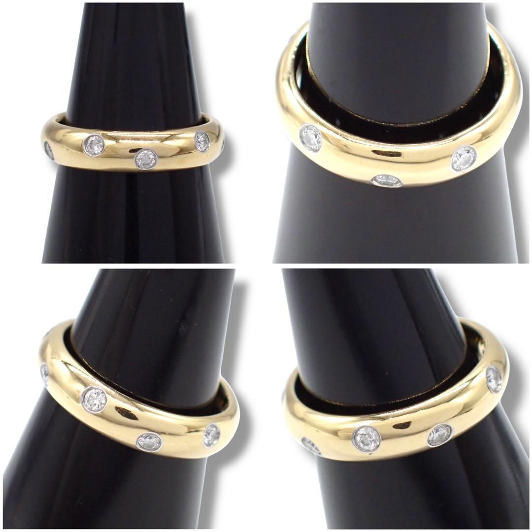 ティファニー 8号 ドッツ リング ダイヤ 750 Pt950 YG 3941 ティファニー 8号 ドッツ リング ダイヤ 750 Pt950 YG 3941 - メルカリ