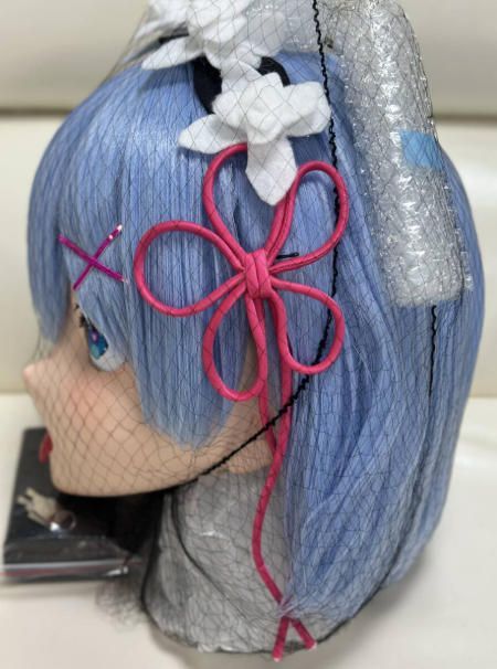 最 全頭マスク カツラ付き ロック付き NO.583 フルマスク ドール ロリータ人形 コスプレ 変身 仮装 着ぐるみ 二次元美少女 WWW_IMPECCABLEHEALTHCARESERVICES_COM