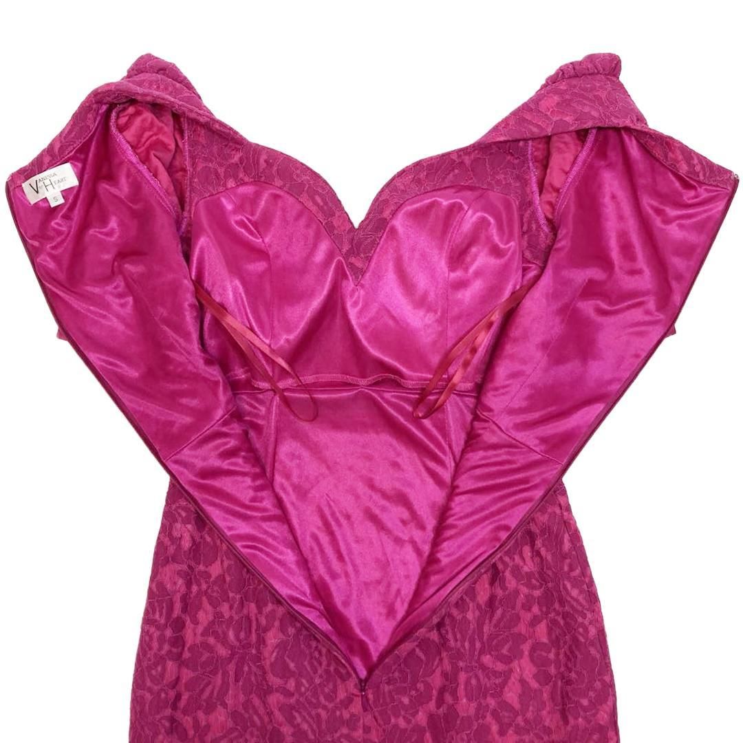 VANESSA HEART / ヴァネッサハート】フラワーレース ミディアムドレス