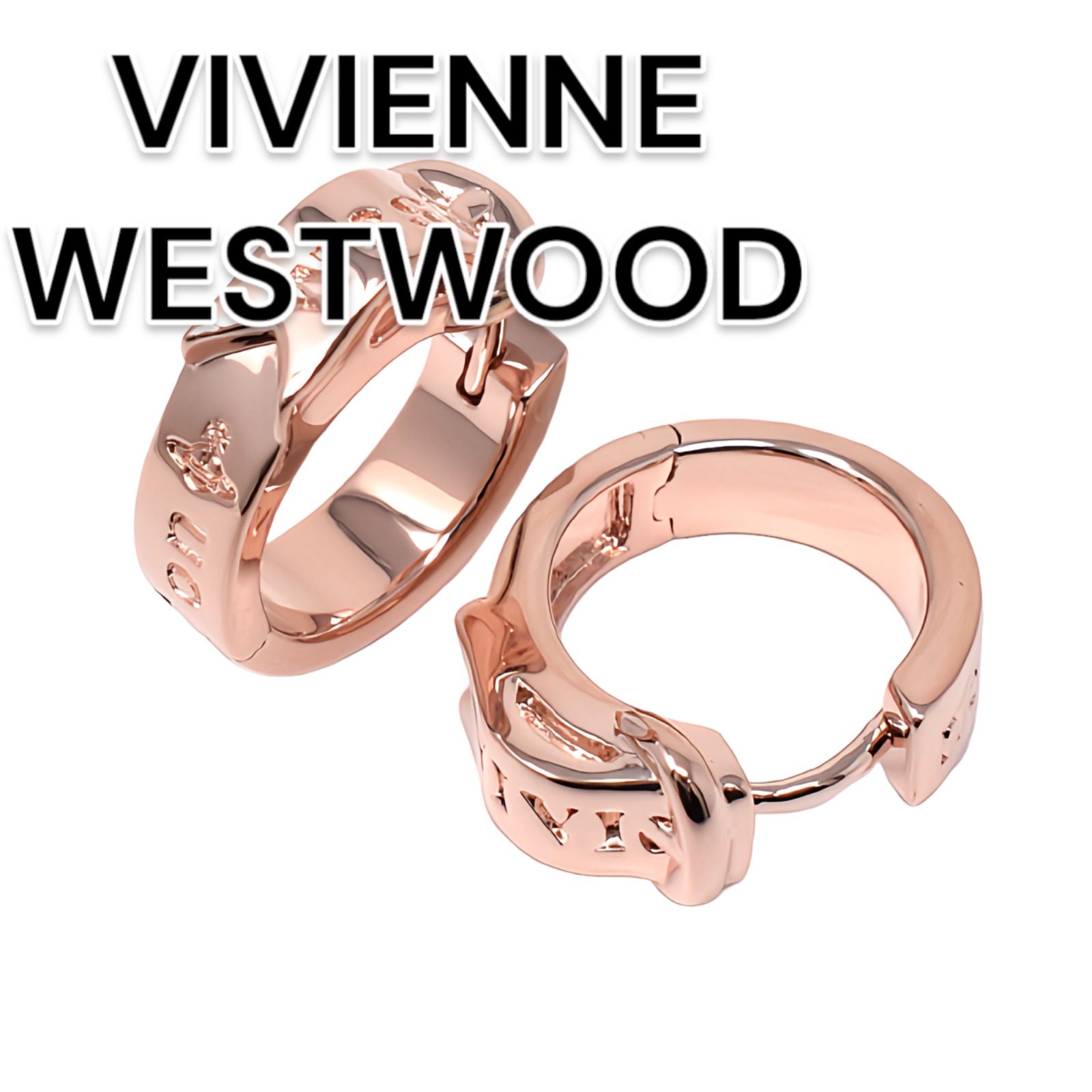 【メルカリ市期間限定価格】VivienneWestwood ピンクゴールドピアス 新品未使用】ヴィヴィアンウエストウッド【日本正規品】ピアス ピンク