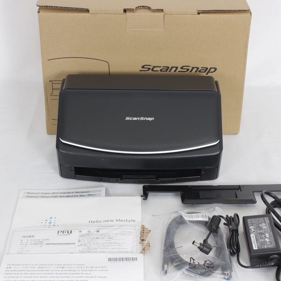 海外 富士通 PFU ドキュメントスキャナー ScanSnap iX1500 - PC/タブレット