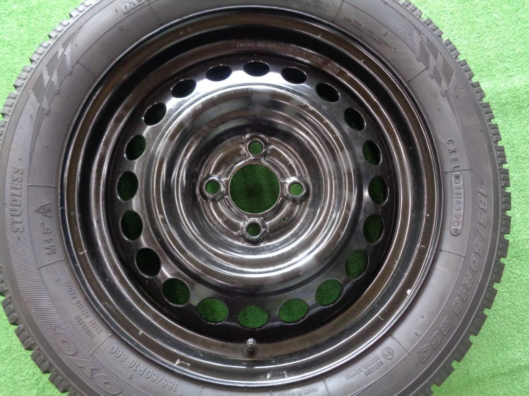 E13系 日産 ノート 純正 スチールホイール 中古スタッドレス