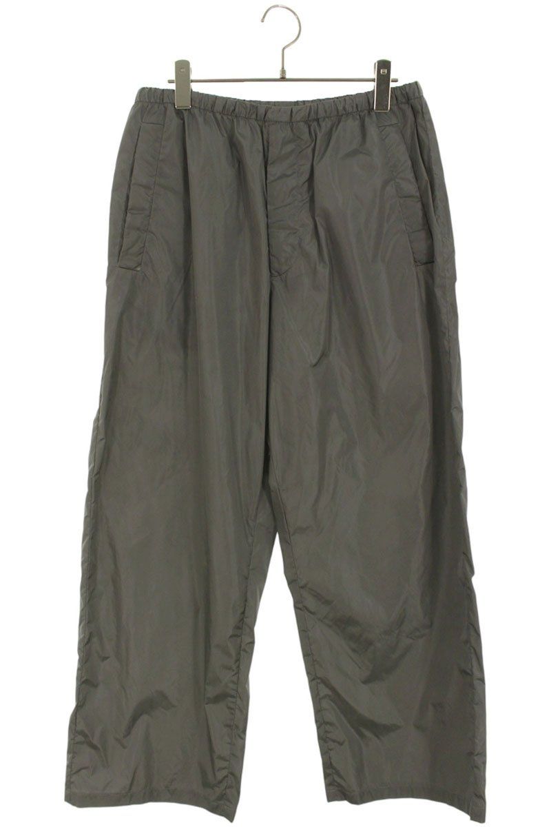 プラダ SPH415 三角ロゴプレートナイロンロングパンツ メンズ M