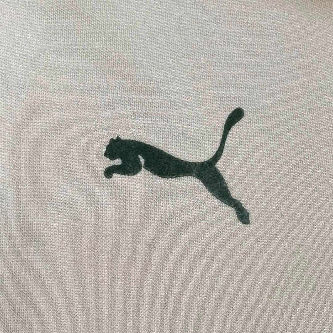 7402 PUMA トラックジャケット ハイネック カーキ/ベージュ XL 7402 PUMA トラックジャケット ハイネック カーキ/ベージュ XL