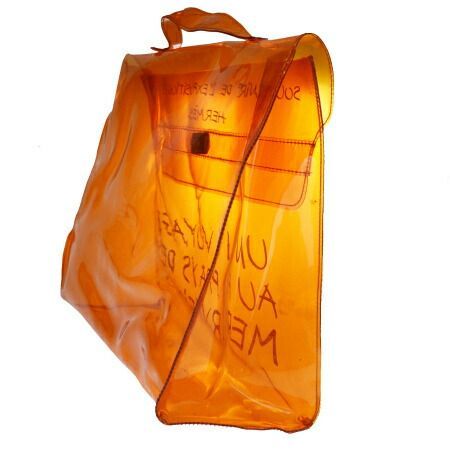 エルメス ビニールケリー オレンジ HERMES エルメス ターンロック