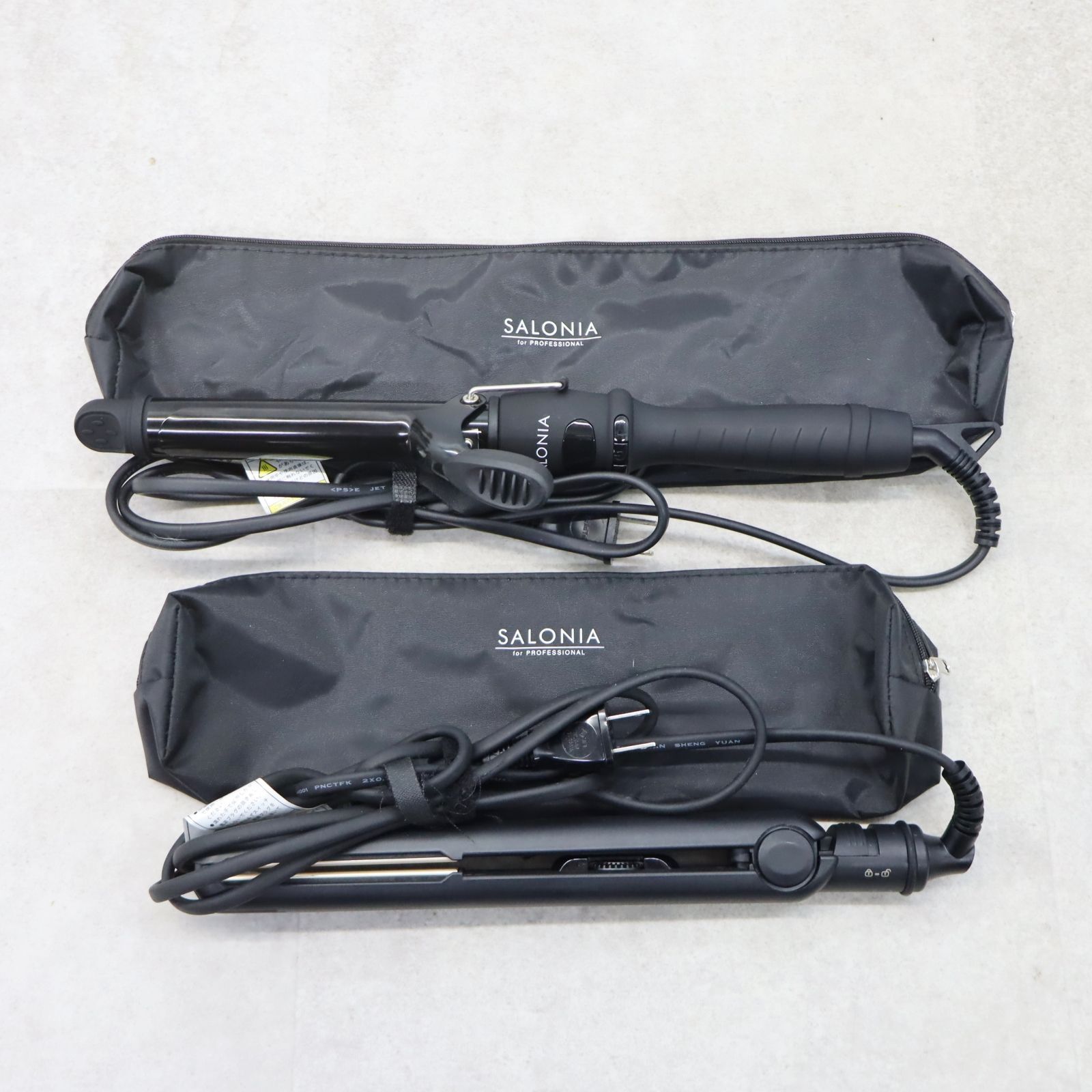 2点まとめ ｜ストレートアイロン ヘアアイロン 25mm｜SALONIA サロニア SL-008AB SL-004SGO ｜  P4871