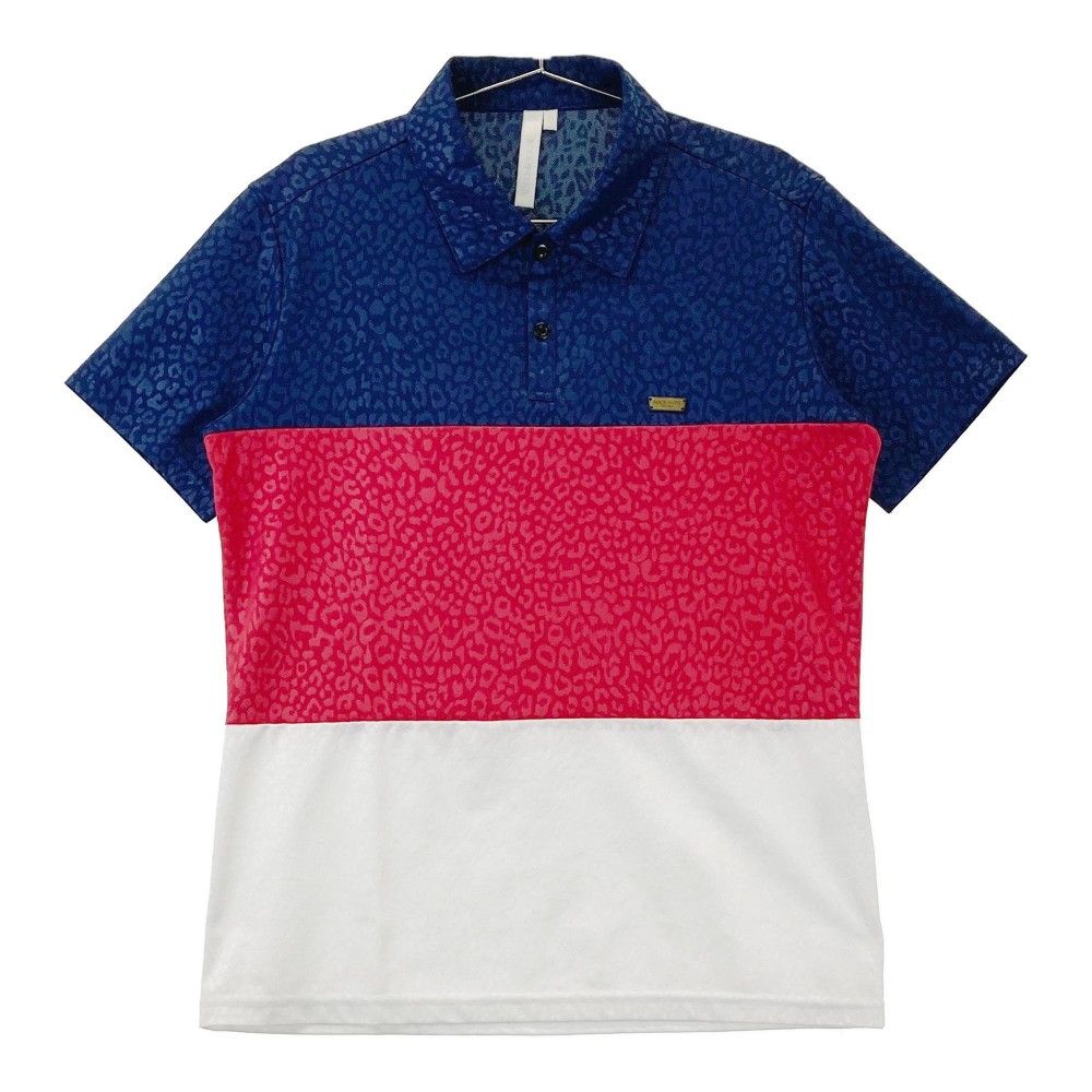 サイズ：03 ROCK DUDE ロックデュード 半袖ポロシャツ レッド系