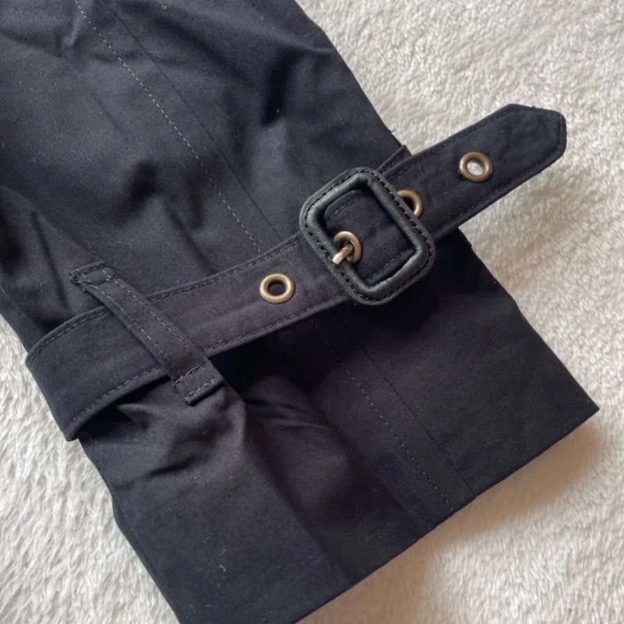 BRANMBLE トレンチコート イングランド製 綿 ブラック