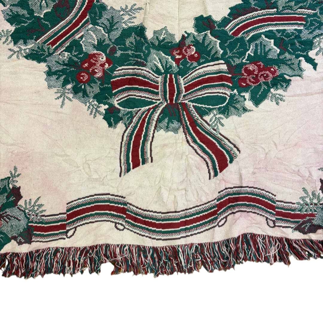 vintageラグ カーペット リース オーナメント クリスマス 1972 vintageラグ カーペット リース オーナメント クリスマス 1972 - メルカリ