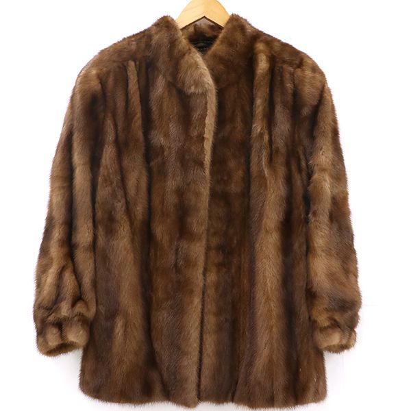 サガミンク毛皮コート　　サイズ9号 サガミンク毛皮コート サイズ9号 【公式通販】