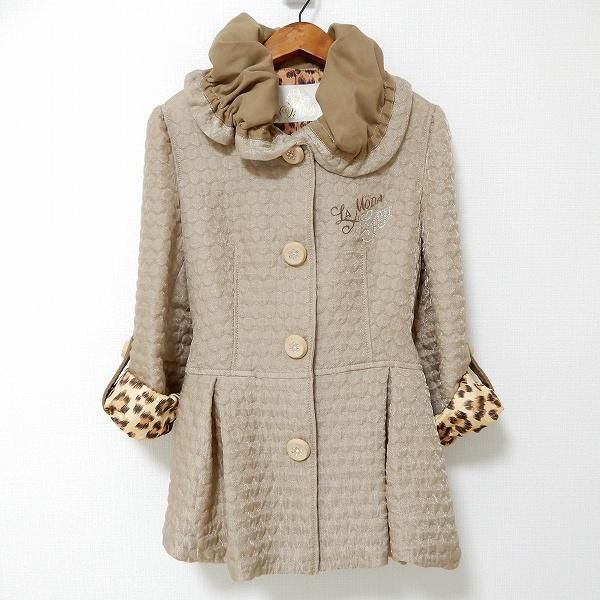 wnc イタリヤ 伊太利屋 コート 9 ベージュ 茶 キルティング 中綿