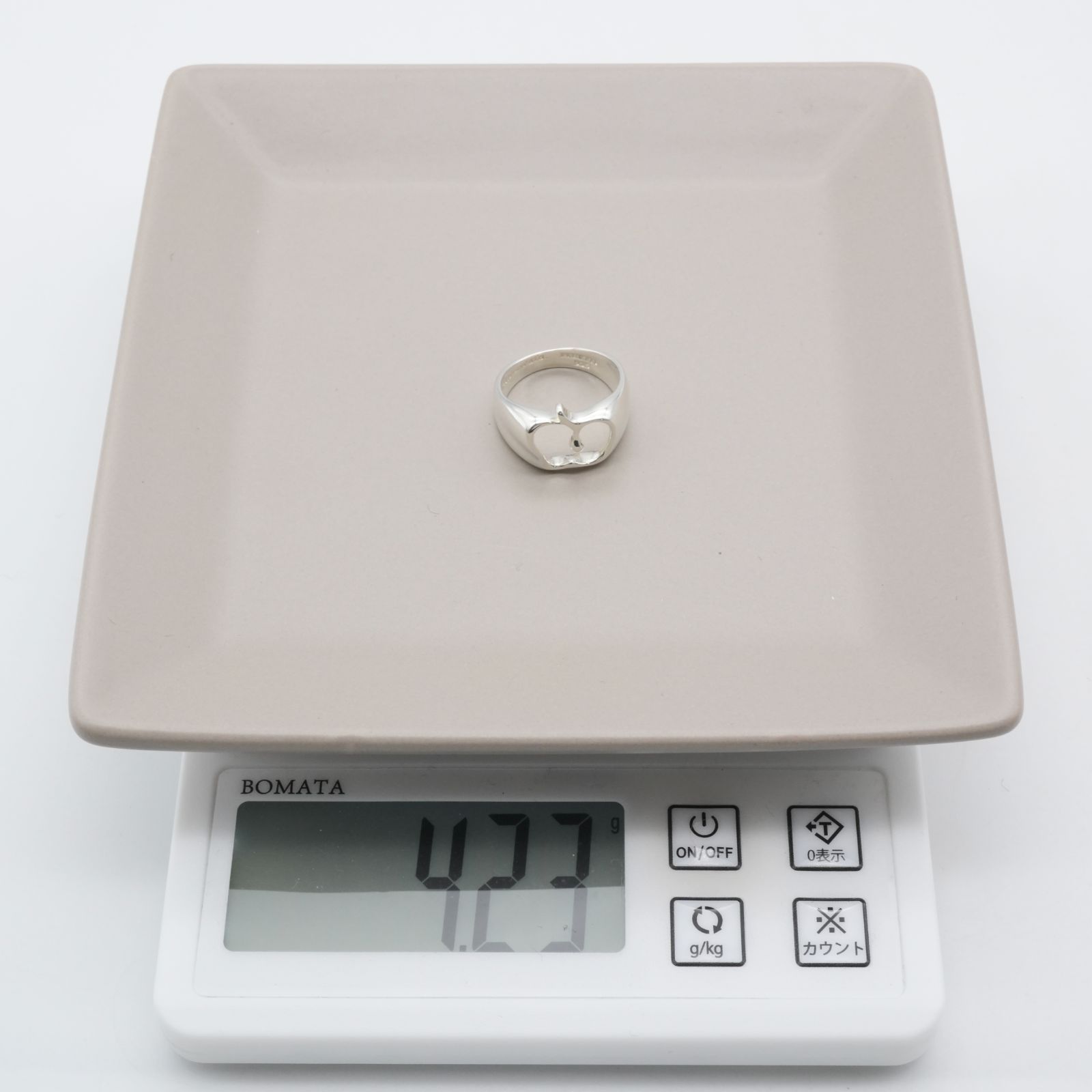 希少極美品11.5号 ティファニー オープンアップル シルバー