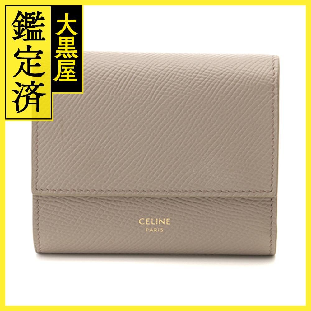 セリーヌ スモールトリフォールウォレット 10B573BEL.10BL 433