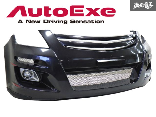 AUTO EXE オートエグゼ LY3P MPV 前期 エアロ FRP フロントバンパー フォグ付き カメラ穴有 ブラック 棚