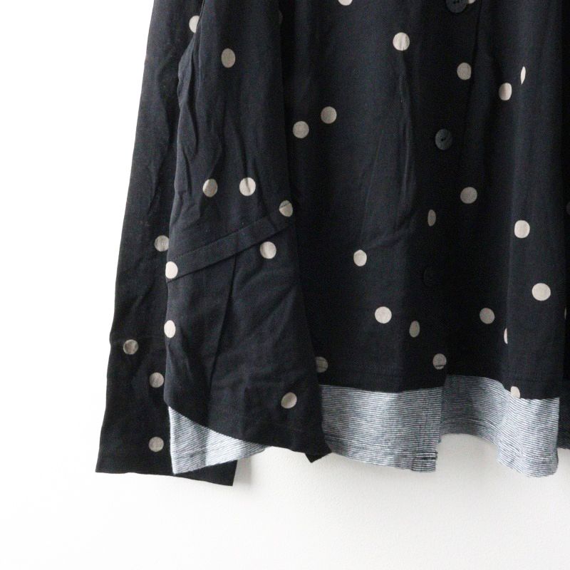 センソユニコ Sensounico 慈雨 ジウ ノーカラー ドット ボーダー