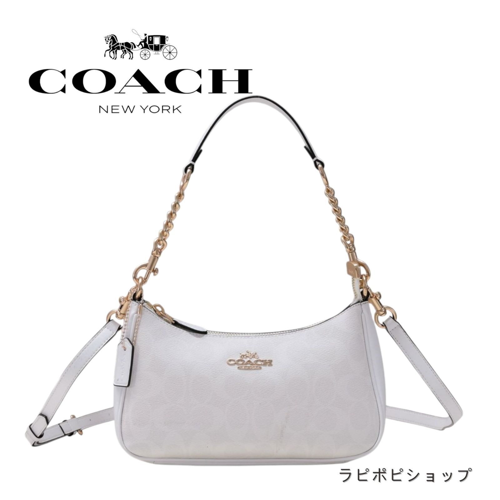 新品未使用 COACH コーチ ショルダーバッグ クロスボディバッグ CA548ひょうがしろ - メルカリ